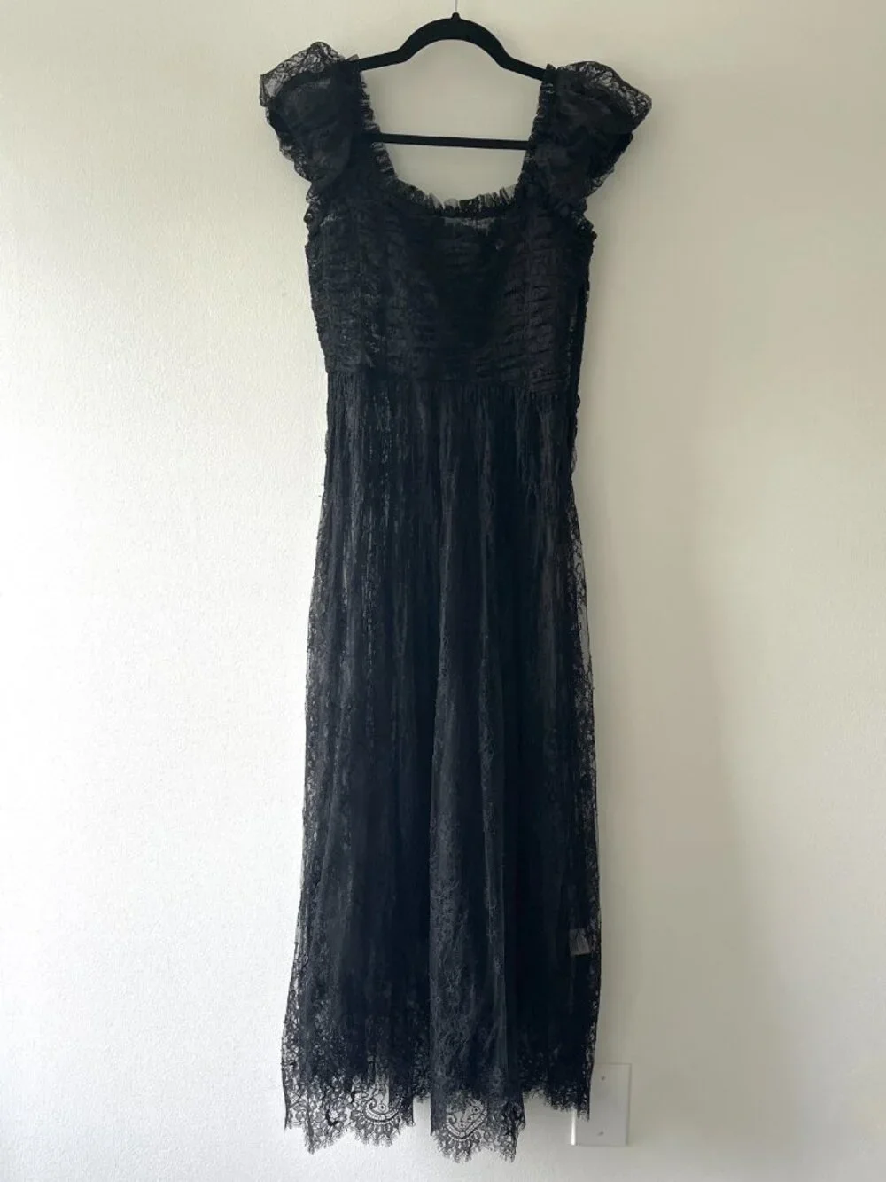 Dôen 'Pamelina' Lace maxi dress, black, S - Picture 7 of 9